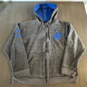 Beverly Hills Polo Club - Hoodie Size Medium -Full Zip - Embroidered Polo Logo
